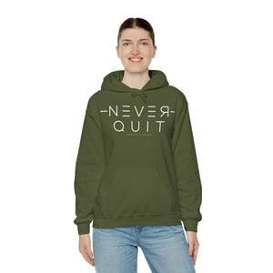 Unisex Hooded Sweatshirt (Never Quit)