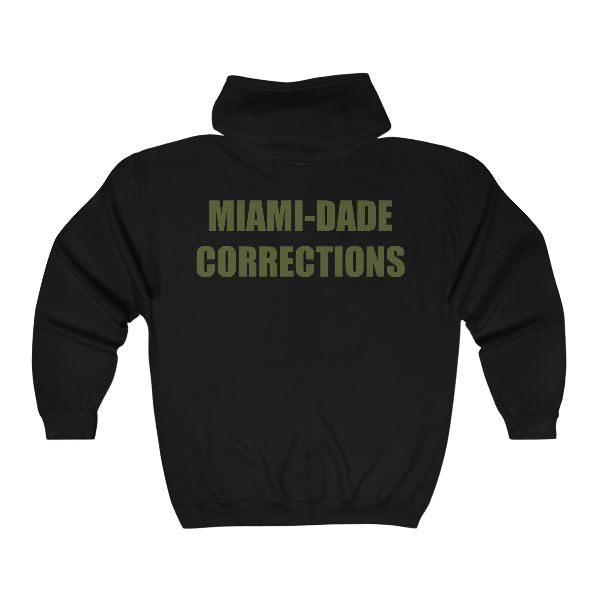 Miami Dade Corrections Full Zip Hooded Sweatshirt