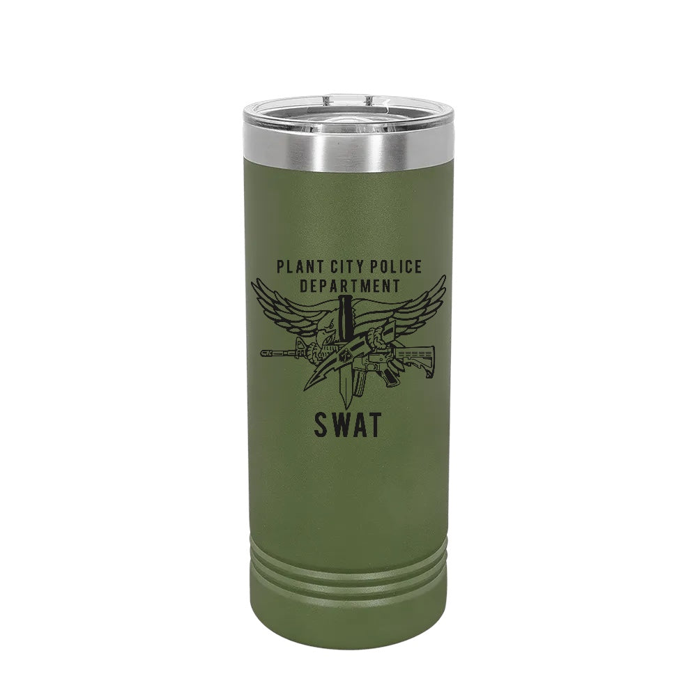 Plant City SWAT Skinny Tumbler (22oz)