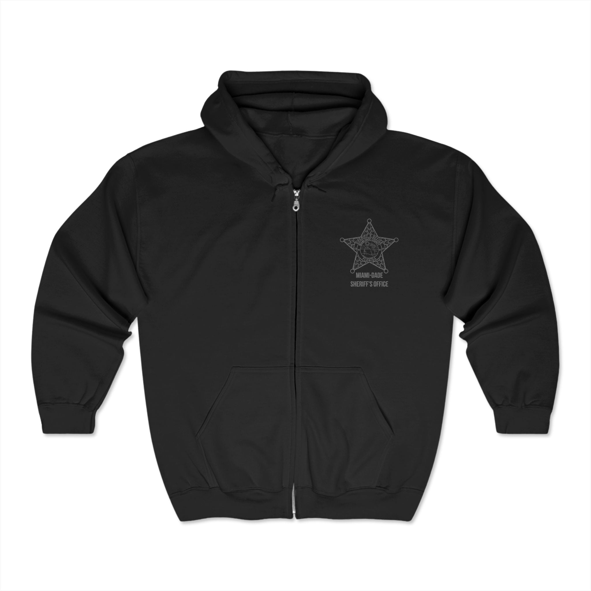 Black MDSO Zip Hoody