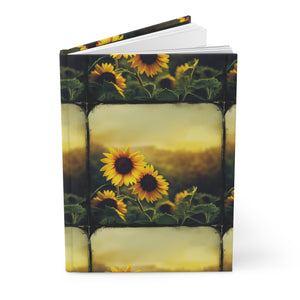 Sunflower Hardcover Journal Matte