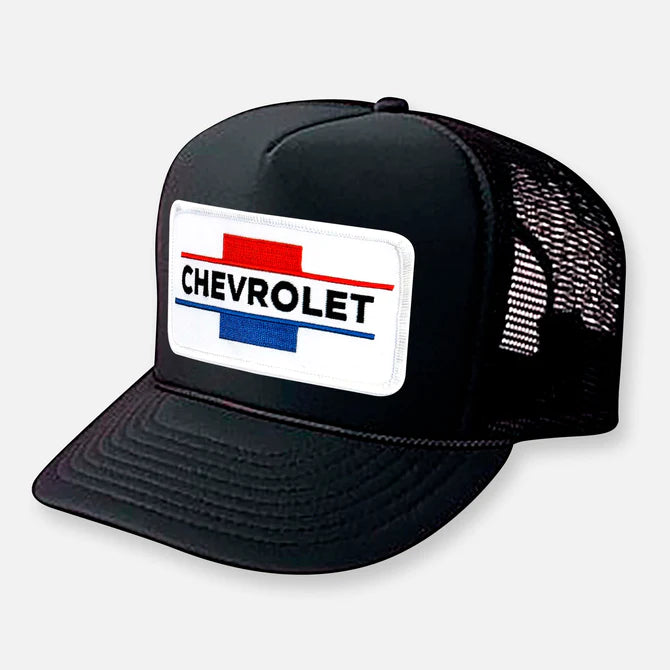 Black Chevy Trucker Hat