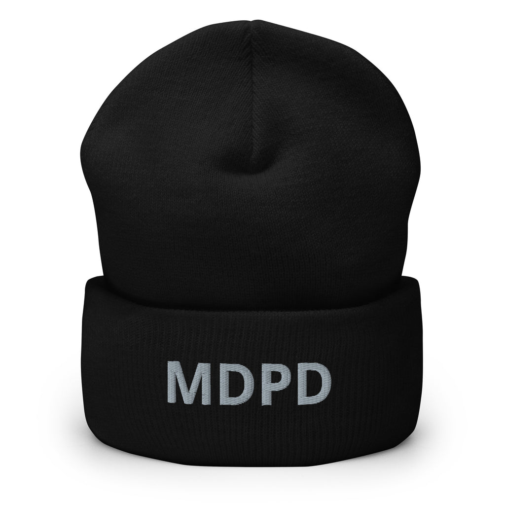 MDPD Black/Grey Beanie