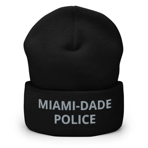 Miami- Dade Police Black Beanie