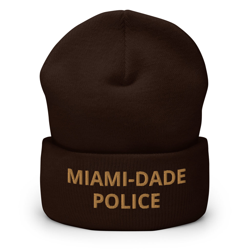 Miami Dade Brown Beanie