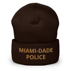 Miami Dade Brown Beanie