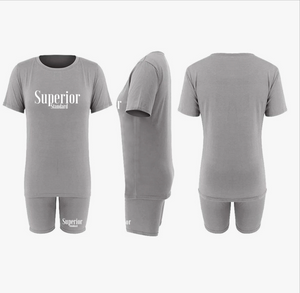 Women’s Grey Short Set (Superior Standard Logo) - Superior Standard Apparel
